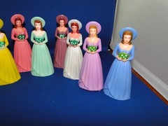 New Vintage Bridesmaids, 4 1/2″ tall, variety of colors, you pick