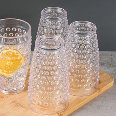 Yomarkrt 19OZ Highball Plastic Drinking Glasses – Set of 6 Clear Water