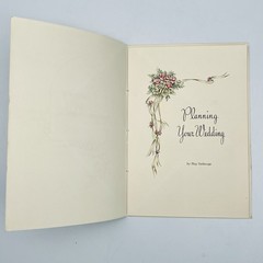 NOS 1950 PLANNING YOUR WEDDING 3-Month Bride’s Plan! GIBSON VTG Pamphlet Booklet