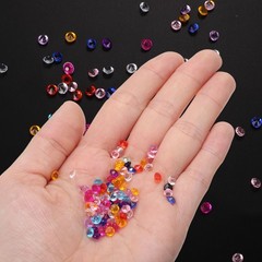 4000Pcs 4mm Acrylic Crystal Diamond Wedding Table Vase Fillers Blue Purple Clear