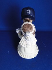 New Dallas Cowboys Kissing Bride & Groom Wedding Cake Top figurine with cap