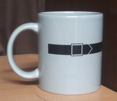 Best Man Wedding Mug Cup Ceramic with Wording & Black Bow gray black beautiful