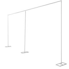 10x20ft Backdrop Stand Wedding Party Backdrop Stand Pipe Kit Curtain Frame NEW