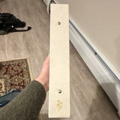 Our Wedding Slip-In Photo Album Post Bound Ivory Gold Fabric 8x10in.