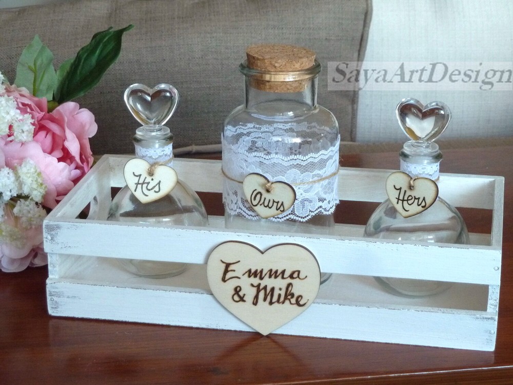 Wedding Sand Ceremony Set. Personalized Wedding Family Unity Set. Wedding Gift