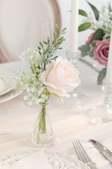 Babys Breath Artificial Flowers,30 Pcs Gypsophila Greenery Sprays,Real White