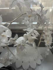 NOS Wilton Enterprises Petite Spring Song White Wedding Ornament Centerpiece