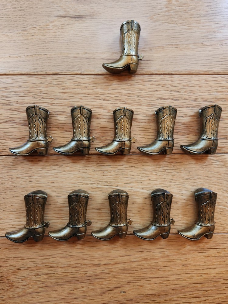 11 Piece Cowboy Boot Place Card Holder for Wedding Party Table Decor – See Pics