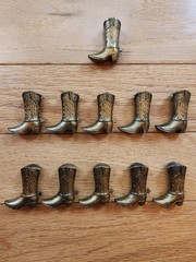 11 Piece Cowboy Boot Place Card Holder for Wedding Party Table Decor – See Pics