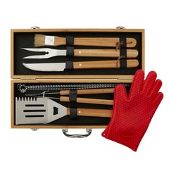 Personalized BBQ Set, Grill Gift Set, Father’s Day Gift, Grilling Tools, BBQ Set