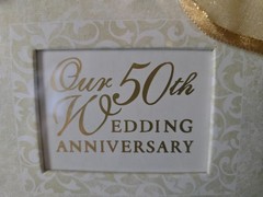 Our 50th Wedding Anniversary Deluxe Photo Book by C.R. Gibson, Brand New