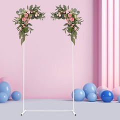 Sturdy Iron Wedding Backdrop Stand With Cloth Cover for DIY Decor