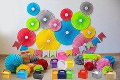 Versatile Gable Blue Treat Boxes – 12-Pack Perfect for Birthday & Baby Showers