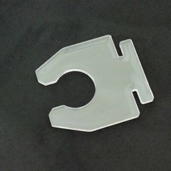 20 Clear 3 in Acrylic GLASS HOLDER Hooks Champagne Flute Stand Party Events Home