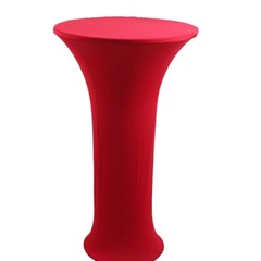 60/70/80cm Cocktail Table Cover Spandex Cloth for Wedding Party Meeting Decor