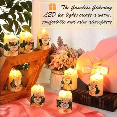 Retisee Wedding Bridal Shower Candle Favors for Guests – Wood (32 Sets)