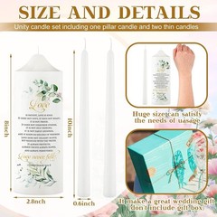 Unity Candles for Wedding Ceremony Set Wedding Unity Taper Candles Catholic R…