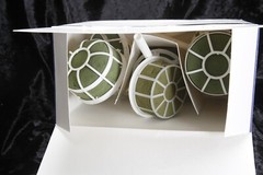 6 Oasis Wedding Flower Bouquet Holder Foam White Floral Arrangement, slanted