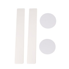 MilkyWhite Cardboard Vase Desktop Floor-standing Cardboard+Acrylic Wedding Decor