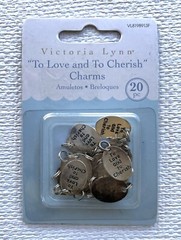 “To Love and To Cherish” Charms 20 Pieces, Silver-toned NIB Wedding Bridesmaids