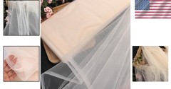 10 Yard Tulle Spool in Champagne Color Perfect for Floral Arrangements and Gifts