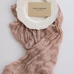 Valentines Cheesecloth Table Runner Gauze Rustic 120 Inch 1pc 10ft Dusty Pink