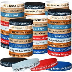 Bucherry 60 Pcs Bible Verse approx. 7.95 x 0.47 inches, classic color
