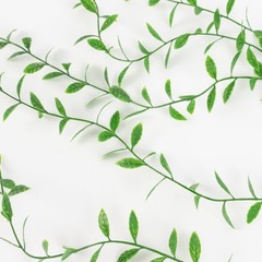 10 Green Artificial Weeping Willow Leaves Hanging Vines with Stems Party Events