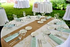 Burlap Table Runner 14″x108″ inch Wedding 100% Natural Jute 1-100 pieces USA