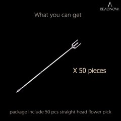 Floral Card Holder Picks 50pcs 12 inch Plastic Floral Pick Stems for Photo Cards