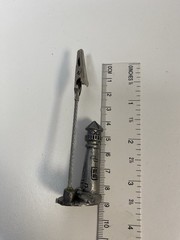 Small Mini Pewter Lighthouse Clip Place Card Holder Photo Holder 3.5 in