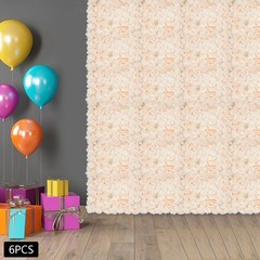 6pack Artificial Silk Hydrangea Flower wall Panel Wall Decor wall Panel