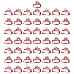 50Pieces Thanksgiving Pumpkin Place Cards Handwritten Style Table Decoration