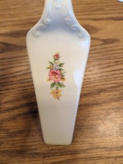Vintage Decorative Porcelain Cake Server Cutter Holiday Wedding Birthday Etc.