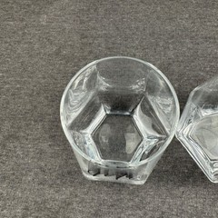 Mr & Mrs Stemless Wine Glass Geometric Design Set of 2 Wedding Anniversary Gift