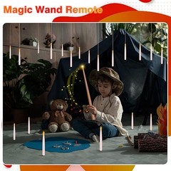 18 Pcs Floating Candles with Wand, Magic Decorations Magic Hanging 18 pack