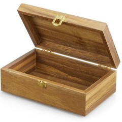 Wood Decorative Box with Lid Jewelry Box, Memories Box, Keepsake Small Acacia
