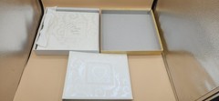 Vintage Hallmark Stories Ivory Wedding Album Embossed AND Guestbook Keepsake