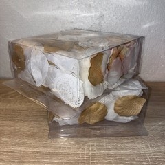 2 Of Studio His & Hers White & Beige Rose Petals 300 Count Wedding Farmhouse NIB