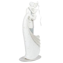 Language of Love «The Kiss» Cake Topper, 9-Inch 9-Inch, White