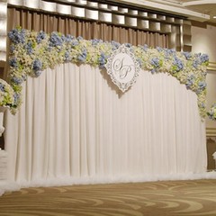 DIY 10 x 10 x 10ft Heavy Duty Wedding Backdrop Stand Kit Sturdy 4 Post Canopies