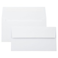 LUXPaper Photo Greeting Invitation Envelopes | 4 3/8″ x 8 1/4″ 50 Qty, White
