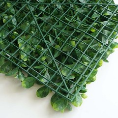 4 Green Large Boxwood Leaves Wall Backdrop Panels Wedding Party Decorations