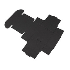300x Black Paper Boxes Gift Packing Boxes Wedding Party Favour Boxes 7.5×7.5x3cm