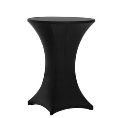 Tina’s 2 Pack 36×43 Inch Highboy Spandex Cocktail Table Covers Black, Cocktai…