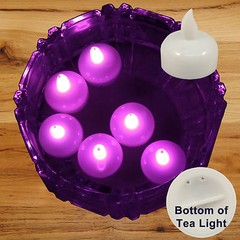 36 Flameless Floating LED tealight Candle Battery operated Pink tea lights