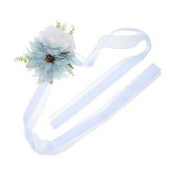 Wedding Aisle Chair Decorations Artificial Flower Bouquet Floral Arrangements