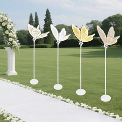 Butterfly Floor Lamp LED Ambient Light Wedding Decoration Light 60*146-178cm