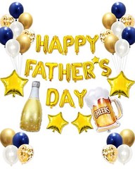 50 pcs Happy Father’s Day Balloon Set Decorations for Party, Pack of Father’s…