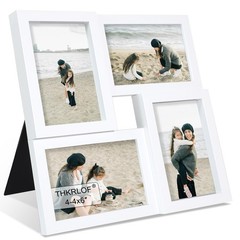 4×6 Picture Frames Collage 1 Pack, 4 Opening Multi Family Photo Collage Frame…